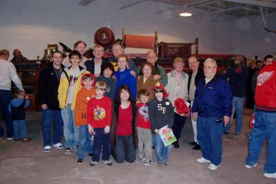 Relatives of Clem, Ed, Leo and Bert Grobbel, who were early members of the CLFD.