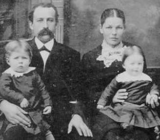 Florian Rasch II family Portrait circa 1853 (click to enlarge)